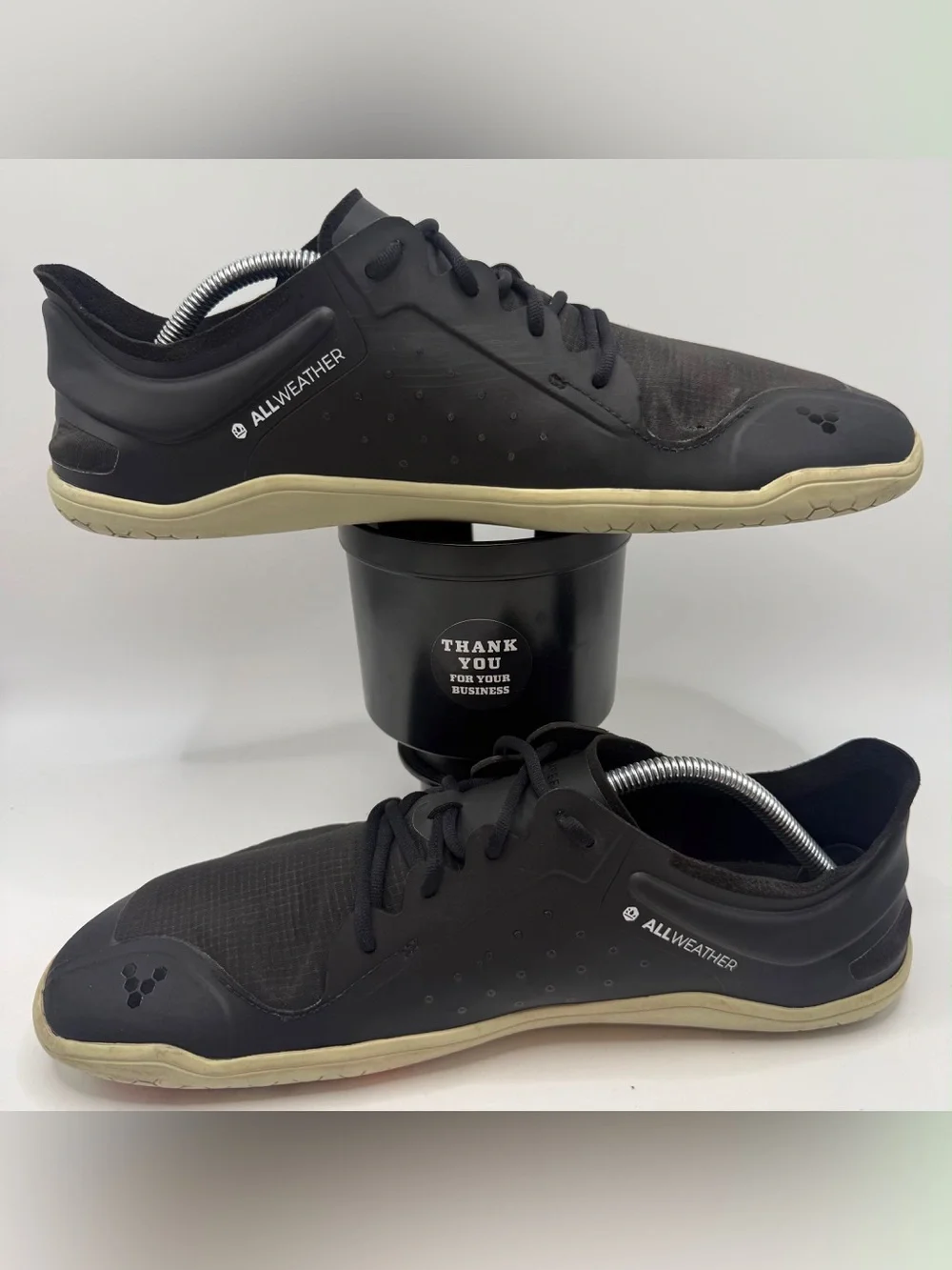 Vivobarefoot Primus Lite All Weather Men’s EU 45 US 12 Black Barefoot Shoes